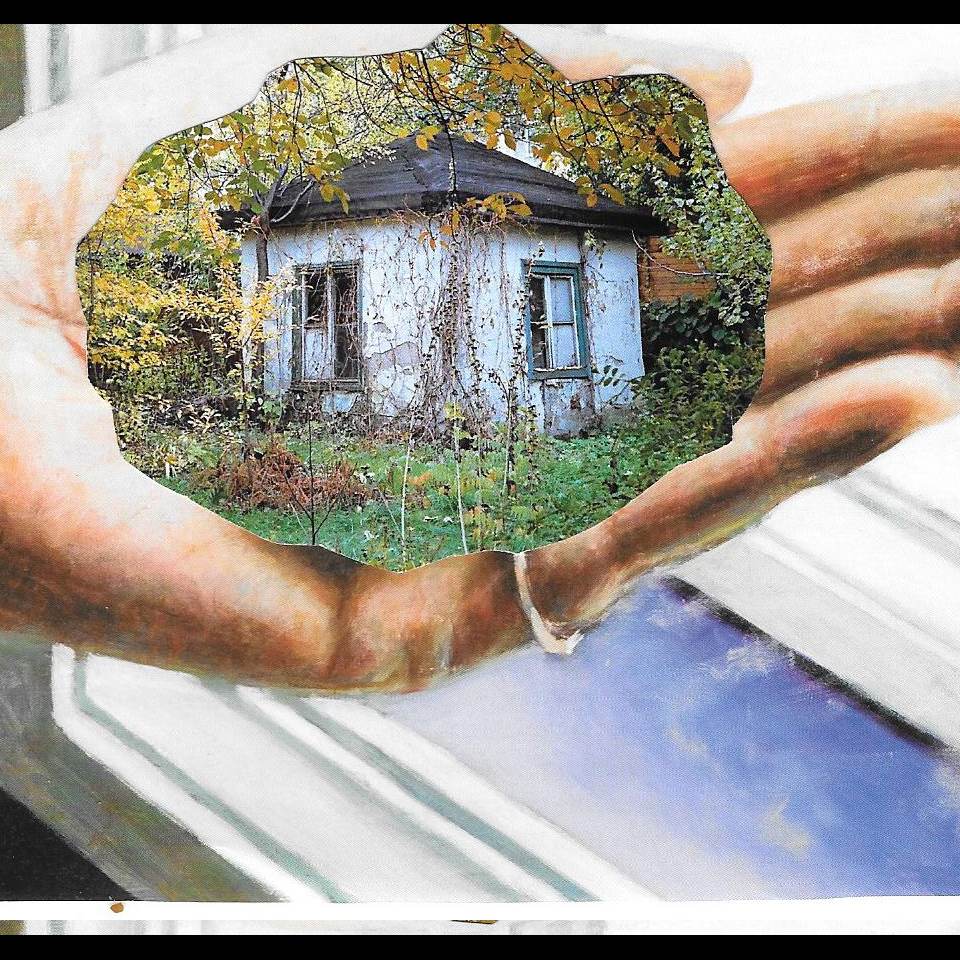 Pocztówka z ROD Obrońców Pokoju / Warsztaty kolaży prowadzone przez Dominikę Turowicz