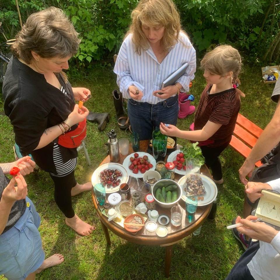 Warsztaty o nasionach w ramach wystawy Widoki, DK Świt, fot. Agnieszka Dragon